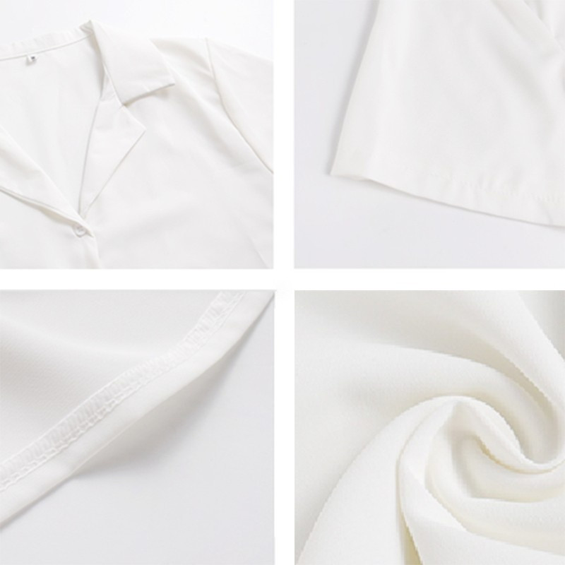 Košulje Ženske jednobojne majice s V-izrezom Ležerne nježne dame Elegantne studentice Djevojačke modne ravne udobne šik prikladne nove