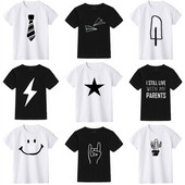 Ljetna modna dječja pamučna majica kratkih rukava 2022. Majica kratkih rukava za dječake Odjeća za dječake Majice kratkih rukava s printom Grafike Dječja odjeća 2-10 godina