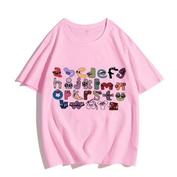 Νέα καλοκαιρινή μόδα 2023 Παιδική αλφάβητο Lore Harajuku T-shirt για αγόρια T-shirt Κοριτσίστικα ρούχα εκτύπωσης T-shirt T-shirt Παιδικά ρούχα