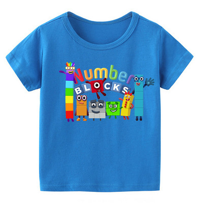 Lapsed Armsad Numbriplokid Riided Laste Suvemood T-särk Beebipoisid Multifilmi T-särgid Väikelapsed Tüdrukud Lühikeste varrukatega vabaaja topid