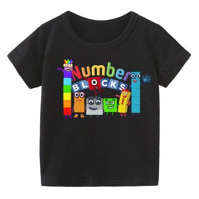 Lapsed Armsad Numbriplokid Riided Laste Suvemood T-särk Beebipoisid Multifilmi T-särgid Väikelapsed Tüdrukud Lühikeste varrukatega vabaaja topid