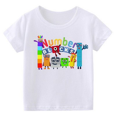 Lapsed Armsad Numbriplokid Riided Laste Suvemood T-särk Beebipoisid Multifilmi T-särgid Väikelapsed Tüdrukud Lühikeste varrukatega vabaaja topid