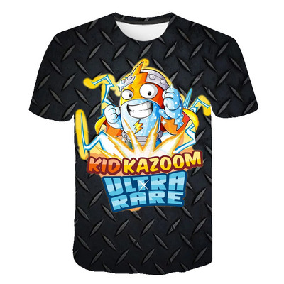 2022 година Super Zings T Shirt Детска аниме игра Streetwear Детска тениска с къс ръкав Superzings Tshirt Детски дрехи Топове