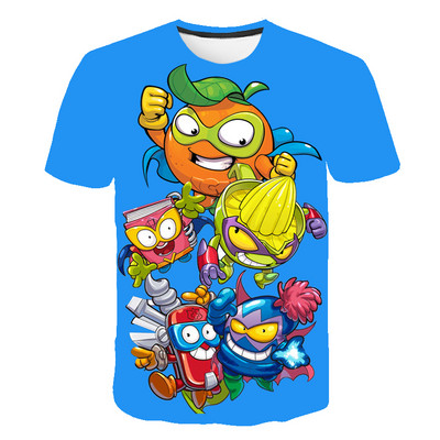 2022 година Super Zings T Shirt Детска аниме игра Streetwear Детска тениска с къс ръкав Superzings Tshirt Детски дрехи Топове