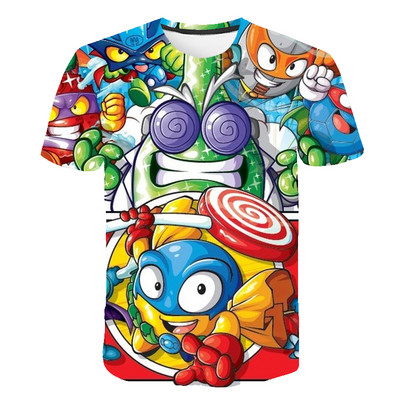 2022 година Super Zings T Shirt Детска аниме игра Streetwear Детска тениска с къс ръкав Superzings Tshirt Детски дрехи Топове
