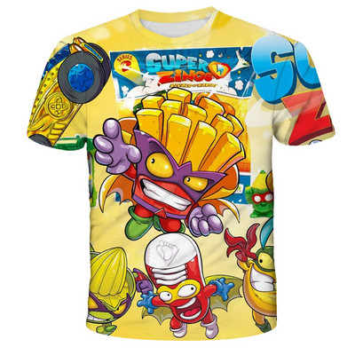 2022 година Super Zings T Shirt Детска аниме игра Streetwear Детска тениска с къс ръкав Superzings Tshirt Детски дрехи Топове