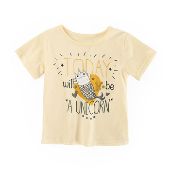 Νέο παιδικό μπλουζάκι για κορίτσια, καλοκαιρινό μωρό, βαμβακερά μπλουζάκια, μπλουζάκια για νήπια, ρούχα για παιδιά, μπλουζάκια κινουμένων σχεδίων, κοντομάνικα 2-9 ετών