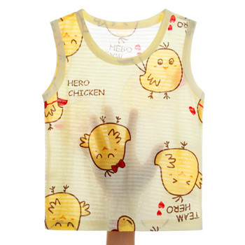 Παιδικά καλοκαιρινά μπλουζάκια Αμάνικο γιλέκο καρτούν αναπνεύσιμο 100% βαμβακερά ρούχα για αγόρια κορίτσια Παιδικό μπλουζάκι μπλουζάκι Ρούχα 90-150cm Νέο