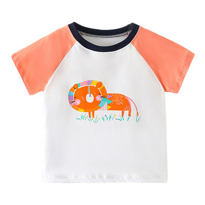 Pamučne majice za djevojčice od 2 do 8 godina, slatka dječja majica s printom jednoroga za djevojčice, dječja ljetna majica kratkih rukava, dječja odjeća