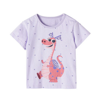 Pamučne majice za djevojčice od 2 do 8 godina, slatka dječja majica s printom jednoroga za djevojčice, dječja ljetna majica kratkih rukava, dječja odjeća