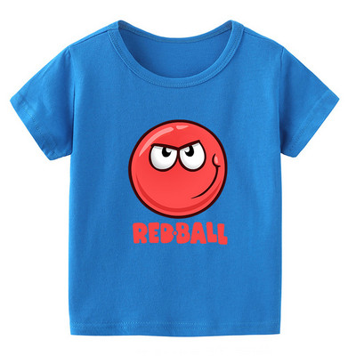 2022 Vicces fiúk pólók ajándék játékbolt Red Ball 4 rajzfilm nyomtatott pólók divat alkalmi baba pólók rövid ujjú hip-hop felsők