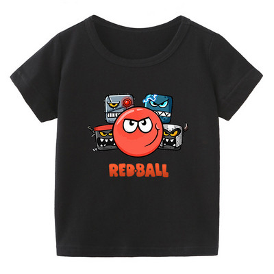 2022 Vicces fiúk pólók ajándék játékbolt Red Ball 4 rajzfilm nyomtatott pólók divat alkalmi baba pólók rövid ujjú hip-hop felsők