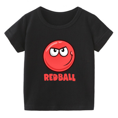 2022 Vicces fiúk pólók ajándék játékbolt Red Ball 4 rajzfilm nyomtatott pólók divat alkalmi baba pólók rövid ujjú hip-hop felsők