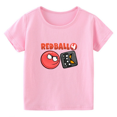 2022 Vicces fiúk pólók ajándék játékbolt Red Ball 4 rajzfilm nyomtatott pólók divat alkalmi baba pólók rövid ujjú hip-hop felsők