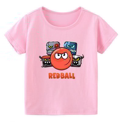 2022 Vicces fiúk pólók ajándék játékbolt Red Ball 4 rajzfilm nyomtatott pólók divat alkalmi baba pólók rövid ujjú hip-hop felsők