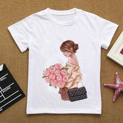 Χαριτωμένο κουκουβάγια καρτούν κορίτσι Παιδικά μπλουζάκια για κορίτσια καλοκαιρινά ρούχα μονόκερος Βρεφικά μπλουζάκια Παιδικά καινούργια μανίκια ρούχα Γραφικό μπλουζάκι μπλουζάκι