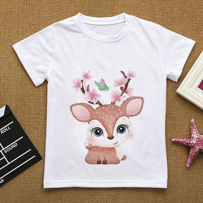 Χαριτωμένο κουκουβάγια καρτούν κορίτσι Παιδικά μπλουζάκια για κορίτσια καλοκαιρινά ρούχα μονόκερος Βρεφικά μπλουζάκια Παιδικά καινούργια μανίκια ρούχα Γραφικό μπλουζάκι μπλουζάκι