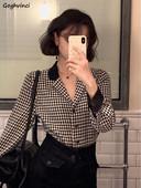 Ženske košulje s dugim rukavima Vintage Ženske prikladne jesenske Mujer Ropa Ležerni korejski stil Ugodna moda Elegantan dizajn