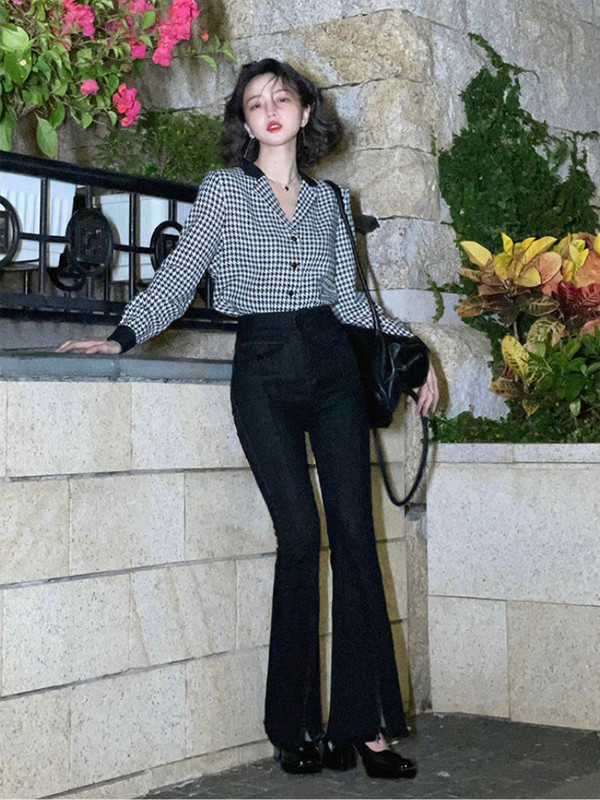 Ženske košulje s dugim rukavima Vintage Ženske prikladne jesenske Mujer Ropa Ležerni korejski stil Ugodna moda Elegantan dizajn