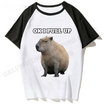 Μπλουζάκι Capybara 3d Print Μπλουζάκια για αγόρια για κορίτσια Μόδα μπλουζάκια Παιδικά Hip Hop Top Tees Capybara TSshirt Αστεία Hip Hop Camiseta Animal Tshirt