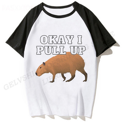 Capybara 3d Print T-shirt Boys Girls Fashion T-shirts Детски хип-хоп горни тениски Capybara Tshirt Funny Hip Hop Camiseta Animal Tshirt