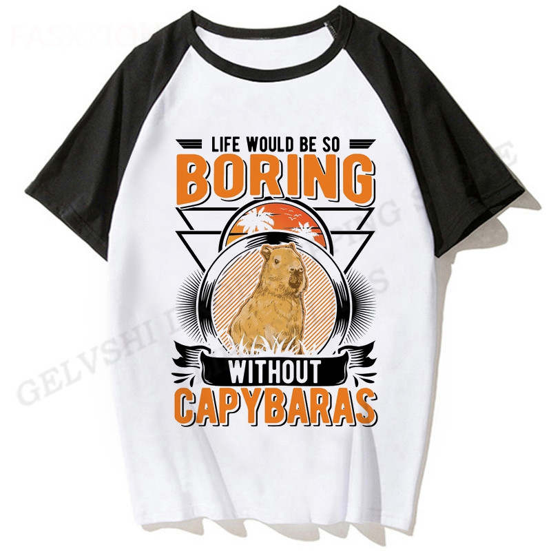 Capybara 3D Print Marškinėliai berniukams Merginoms Madingi marškinėliai Vaikiški Hip Hop Top Marškinėliai Capybara marškinėliai Juokingi hiphopo Camiseta gyvūnų marškinėliai