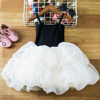 Gaun Anak Perempuan Lucu Gaun Anak Perempuan Musim Panas Baru Gaun Putri Bunga Mewah Pakaian Kasual Kain Tüll Ulang Tahun Anak Bayi Tutu Balita 3 8Y