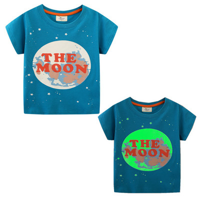 Παιδικά Παιδικά Casual Ρούχα Unisex Βρεφικό καλοκαιρινό μπλουζάκι Cartoon Excavator Μπλούζες με στάμπα μπλουζάκια βαμβακερά μπλουζάκια για κορίτσια Αγόρια