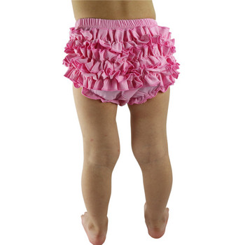 Бебешки памучни панталони Wennikids 20 цвята Сладки къси панталони с волани за бебета Беби-блумер Бебешки панталони с волани