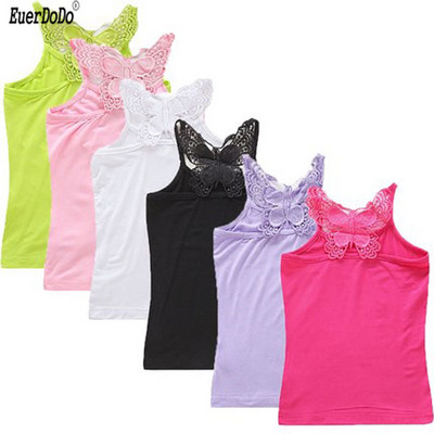 Καλοκαιρινά Παιδικά Εσώρουχα Γιλέκο Μοντέλο Μπλούζες για Κορίτσια Μπλουζάκια για κορίτσια σε χρώμα καραμέλα Εφηβικό εσώρουχο Baby Camisole Ρούχα 6 8 10