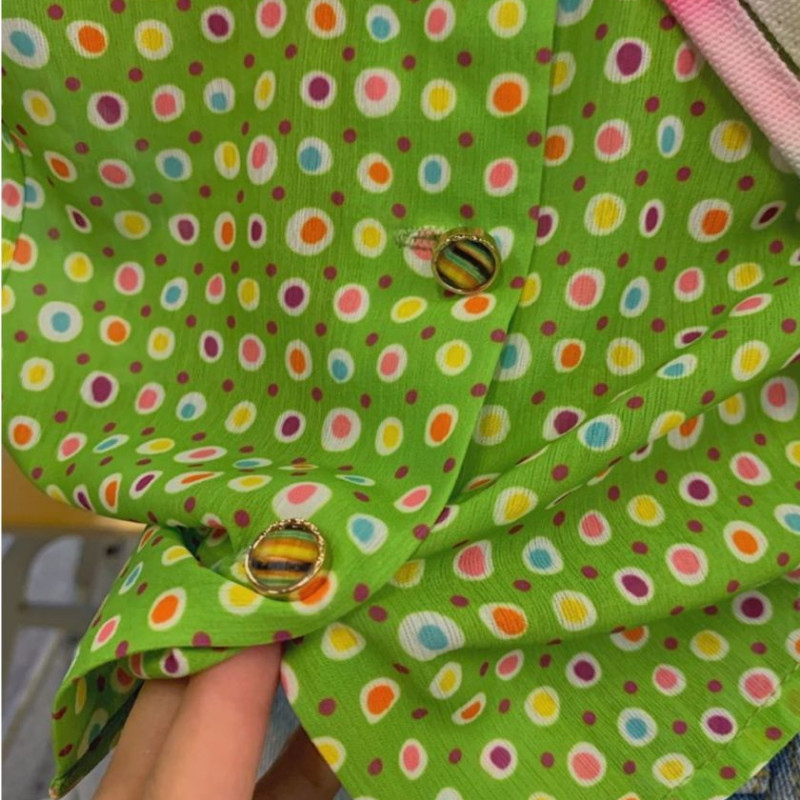 Košulja Ženska Ljetna Točkasta Slobodno vrijeme Raznovrsna Individualistička košulja u korejskom stilu Femme Studentice Elegantne Hot Sale Klasične novonastale