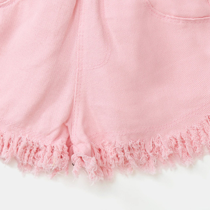 IENENS Gyerekek Baba Lányok Nyári Farmer Ruházat Rövidnadrág Nadrág Farmer Ruhák Gyerek Lány Alkalmi Rövid Nadrág Csecsemő Alsó