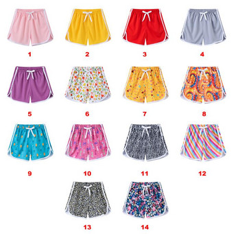 VEENIBEAR Летни къси панталони за момичета Меки памучни панталони за момичета и момчета Ежедневни плажни къси панталони Детски детски панталони за възраст 3-11 години