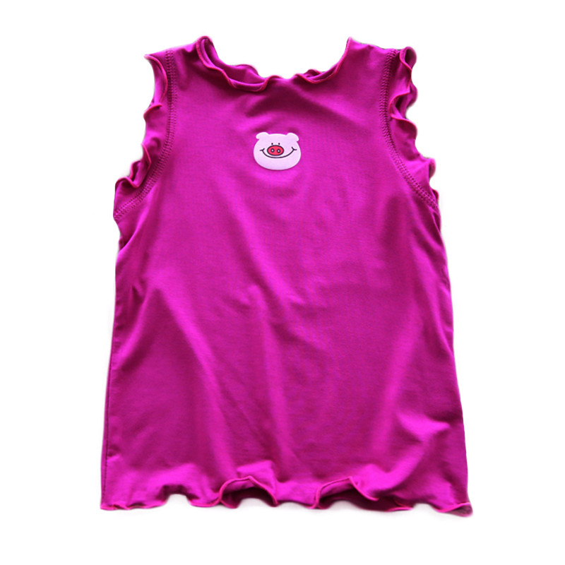 Pleteni prsluk za djevojčice od 1-7 godina, ljetna, dječja kućna odjeća na tregere, modna majica za bebe od mekane modalne tkanine, slatka