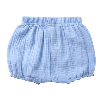 Модни шорти за момче Едноцветни детски дрехи Момичета Шорти Памучно бельо Хляб Бебешки къси панталони Дрехи за новородени 1-4 години