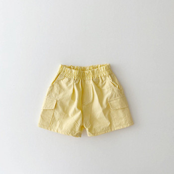 Καλοκαιρινό Παιδικό Σορτς Αγόρια Μονόχρωμο Βρεφικό Σορτς Κοριτσάκι Βαμβακερό λινό Ψωμί κοντό παντελόνι Fashion Newborn Bloomers 6 μηνών-4 ετών