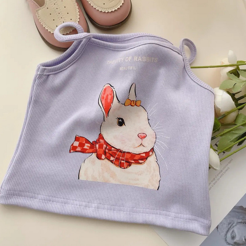 Majice bez rukava za djevojčice, dječje pamučne majice od 1 do 8 godina, dječje donje rublje, majice na kamisol, male majice, ljetne majice bez rukava 2023.