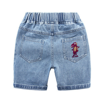 IENENS Деца Момчета Плажни къси панталони Дънки Детски дрехи Панталони Дънкови дрехи Bermuda Infant Toddler Baby Boy Ежедневни панталони