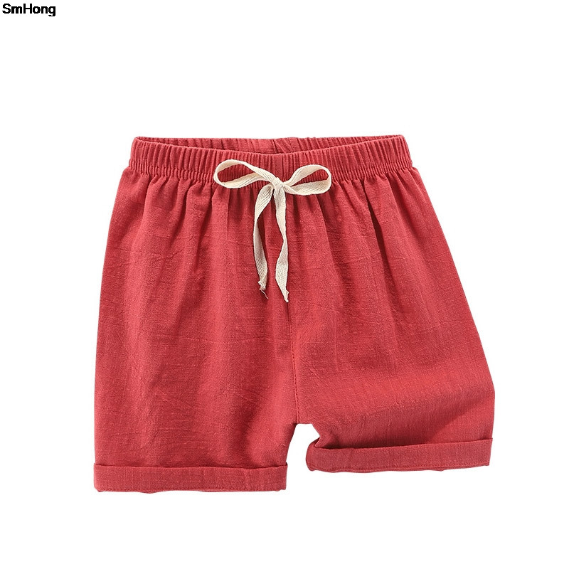 2 3 4 5 6 7 8 9 10 metų berniukų vasariniai šortai mergaičių saldainių spalvos vientisos medvilnės kelnės berniukams vasariniai drabužiai berniukams PP kelnės berniukams šortai