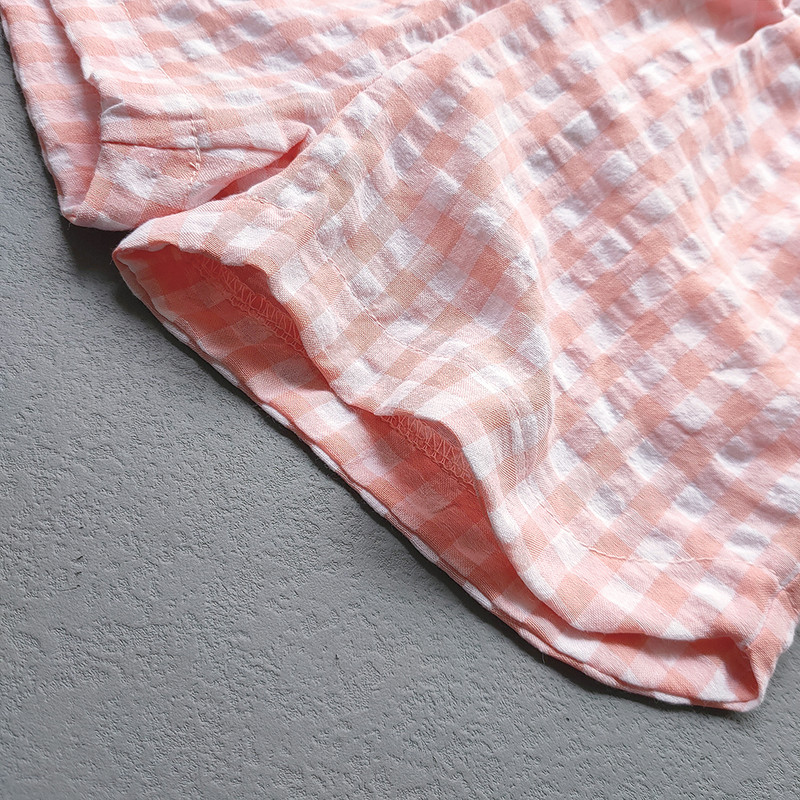 Sweet Girls Kockás rövidnadrág Nyári koreai fiú lány lány pamut hasított rövid nadrág Alkalmi divatos gyerekek meleg nadrágok gyerekruhák