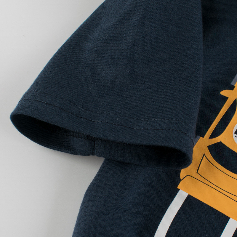 Dječja majica kratkih rukava s printom automobila 2-8T, dječja ljetna odjeća za malu djecu, majica kratkih rukava, slatka majica za dojenčad, ležerna pamučna dječja majica