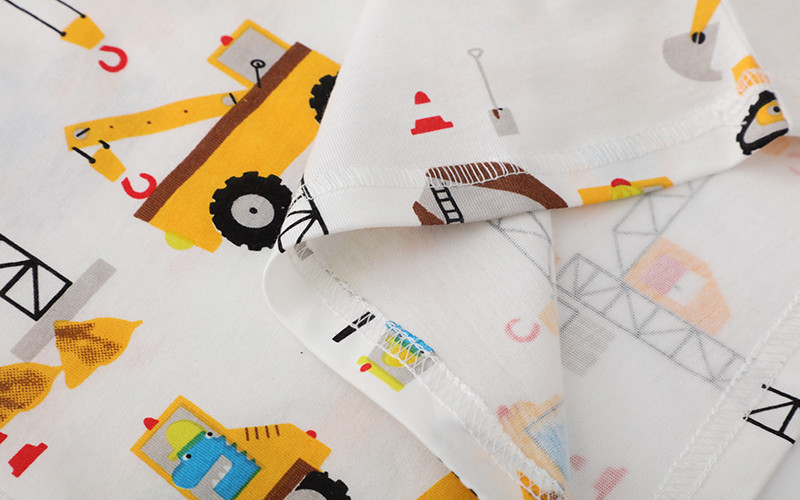 SAILEROAD 2022 új nyári pamut rövid ujjú rajzfilm kotró pólók gyerek pólók fiúk gyerekruhák