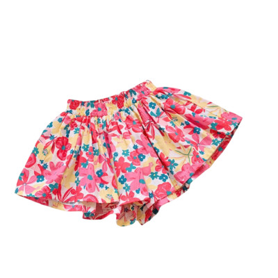 Ljeto 2023., modne hlače s printom za djevojčice, male djevojčice, slatke cvjetne kratke hlače, dječje široke ležerne kratke hlače s elastičnim strukom