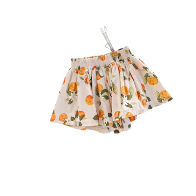 Ljeto 2023., modne hlače s printom za djevojčice, male djevojčice, slatke cvjetne kratke hlače, dječje široke ležerne kratke hlače s elastičnim strukom