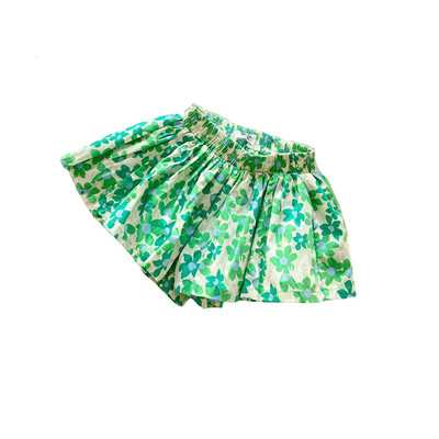 Ljeto 2023., modne hlače s printom za djevojčice, male djevojčice, slatke cvjetne kratke hlače, dječje široke ležerne kratke hlače s elastičnim strukom