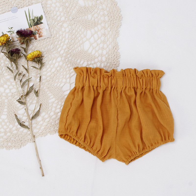Ljetne pamučne kratke hlače s mašnom za djevojčice, male pamučne dječje navlake za pelene Modna odjeća Gaćice Bombachos Bebe Pantalon