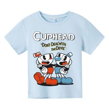 Καλοκαιρινό μπλουζάκι 2022 Κορίτσια αγόρια χαριτωμένα μπλουζάκια Κινούμενα σχέδια εκτύπωσης παιδικά ρούχα Μόδα Harajuku Παιδικά ρούχα μπλουζάκι