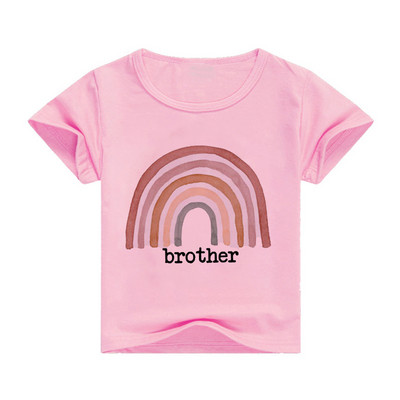 2023-as új gyermekpóló felső, nyári rajzfilmnyomtatás, tiszta szivárvány, rövid ujjú divatos nyúl aranyos többszínű, melegen eladó felső