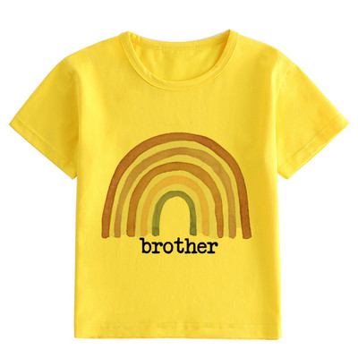 2023-as új gyermekpóló felső, nyári rajzfilmnyomtatás, tiszta szivárvány, rövid ujjú divatos nyúl aranyos többszínű, melegen eladó felső