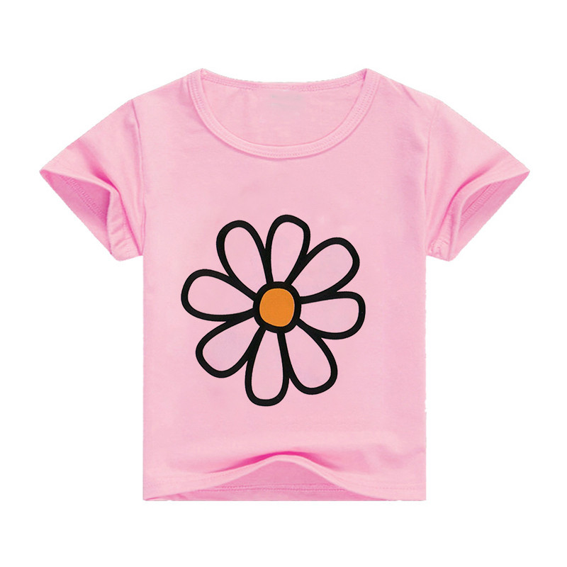 2023-as új gyermekpóló felső, nyári rajzfilmnyomtatás, tiszta szivárvány, rövid ujjú divatos nyúl aranyos többszínű, melegen eladó felső